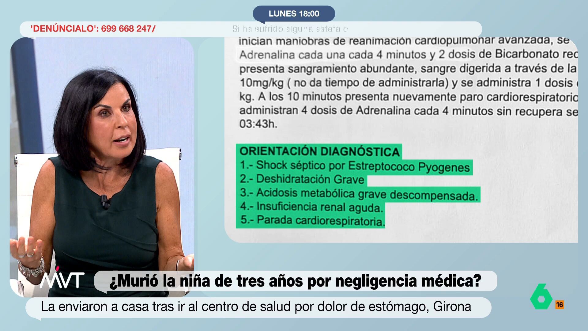 Septiembre 2024 (23-09-24) Cronología del caso de la muerte de la niña de 3 años de Figueres: los médicos le suministraron adrenalina cinco veces