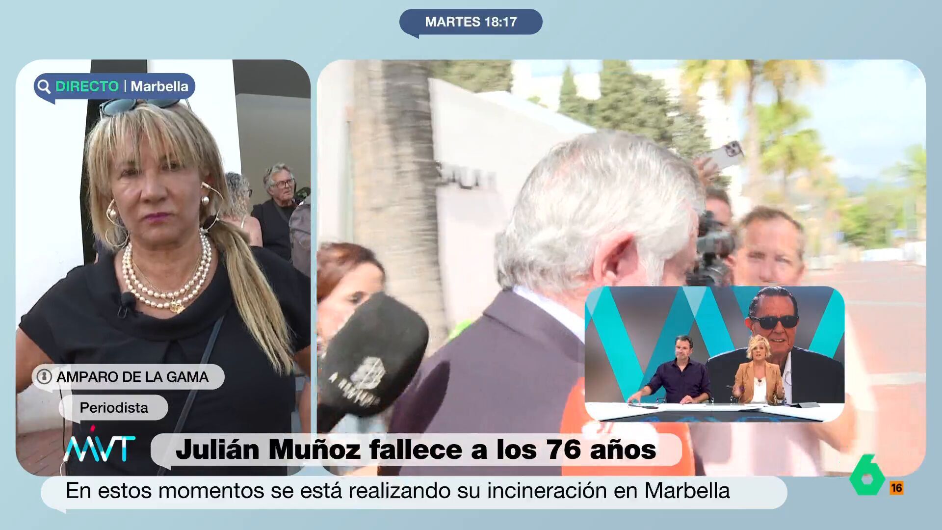 Septiembre 2024 (24-09-24) La periodista Amparo de la Gama sobre los exalcaldes de Marbella: 