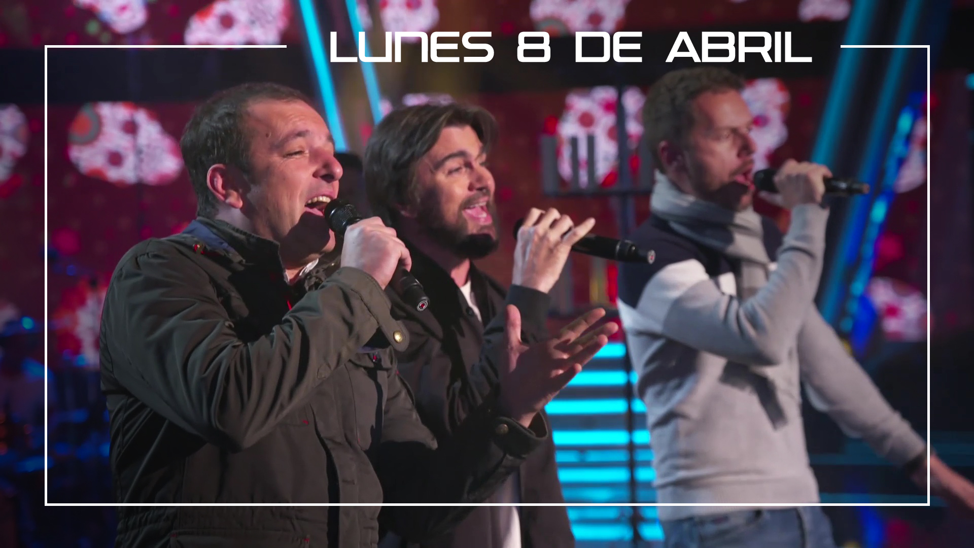Lunes 8 de abril Juanes, Ángel Cortés y Javi Moya ensayan en el plató 'La Plata'
