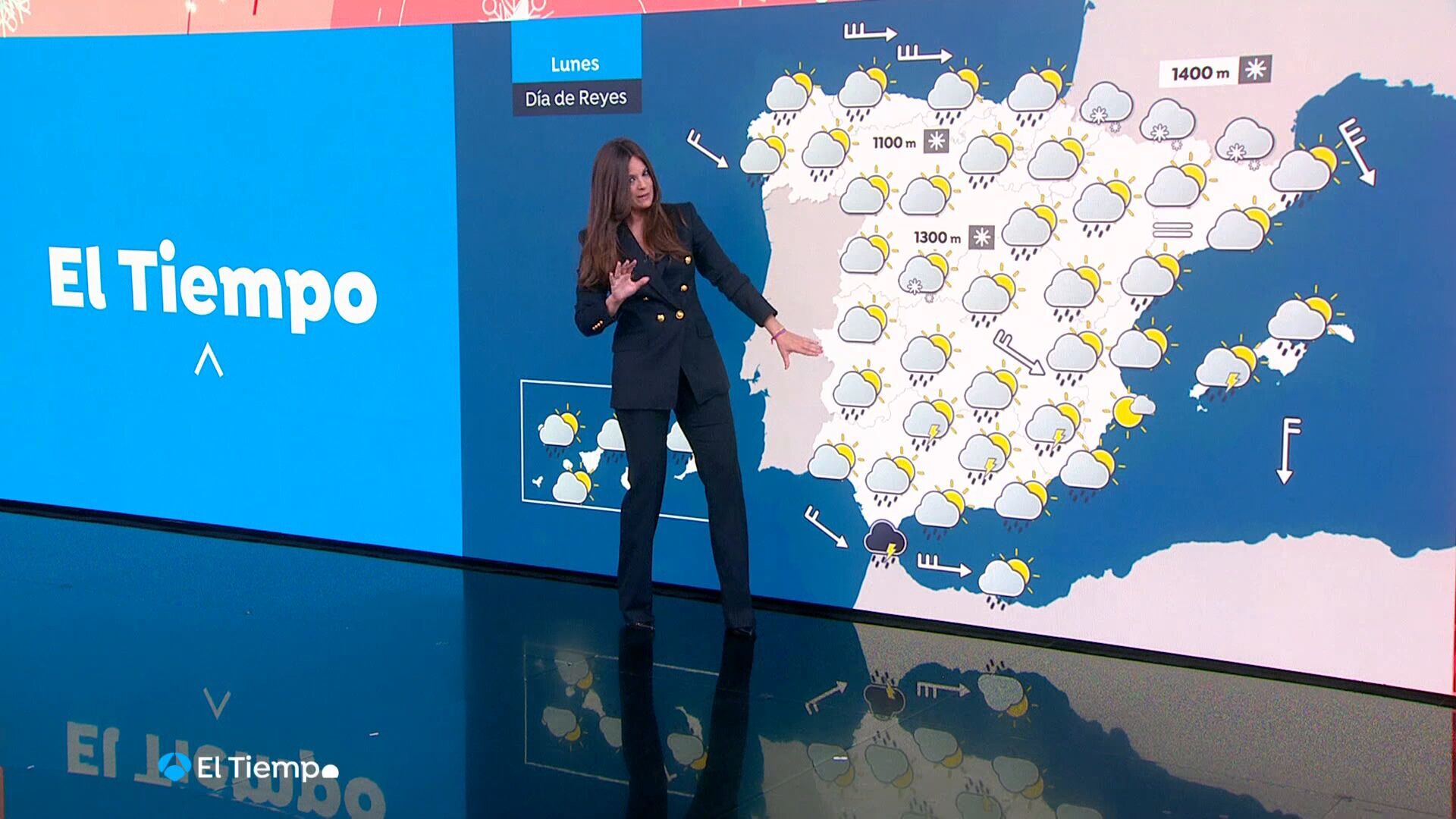 Enero 2025 (05-01-25) Precipitaciones serán en forma de nieve en montañas de la mitad norte y del sudeste peninsular