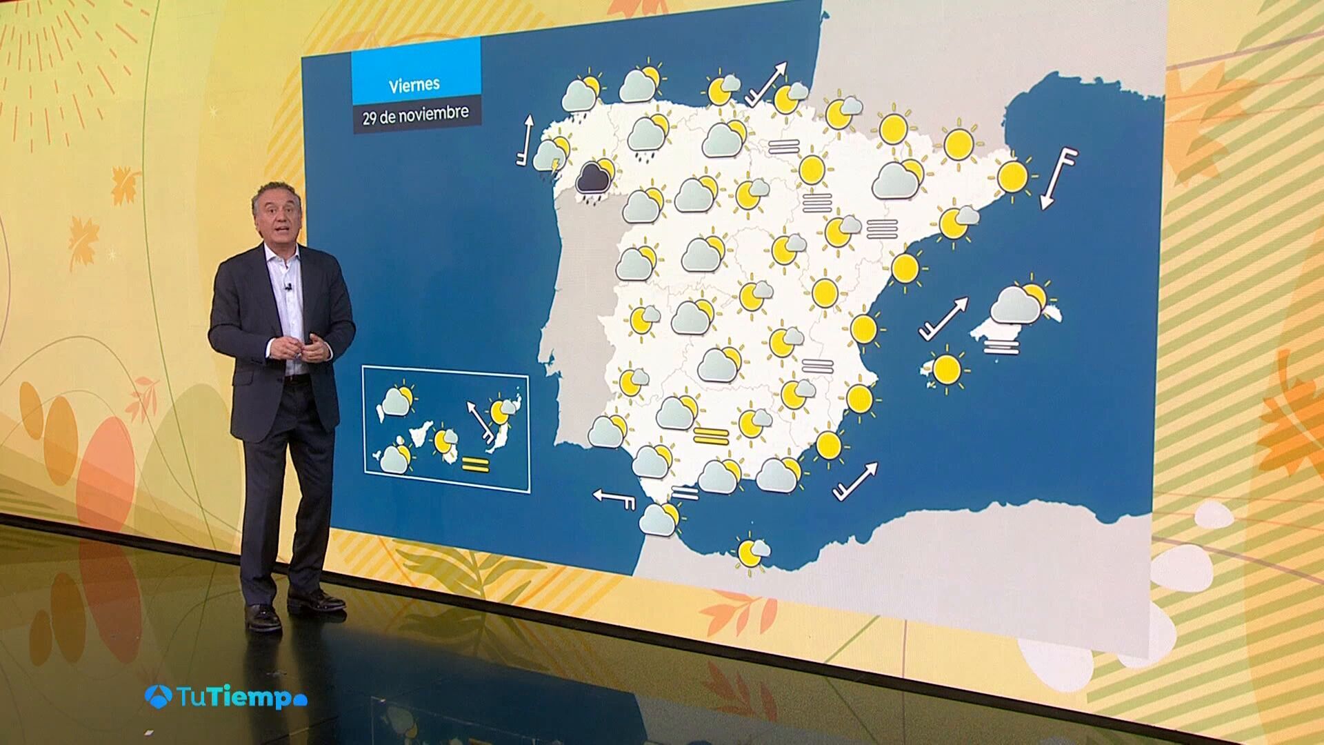 Noviembre 2024 (28-11-24) Para mañana, menos heladas y nieblas sí, pero en el este