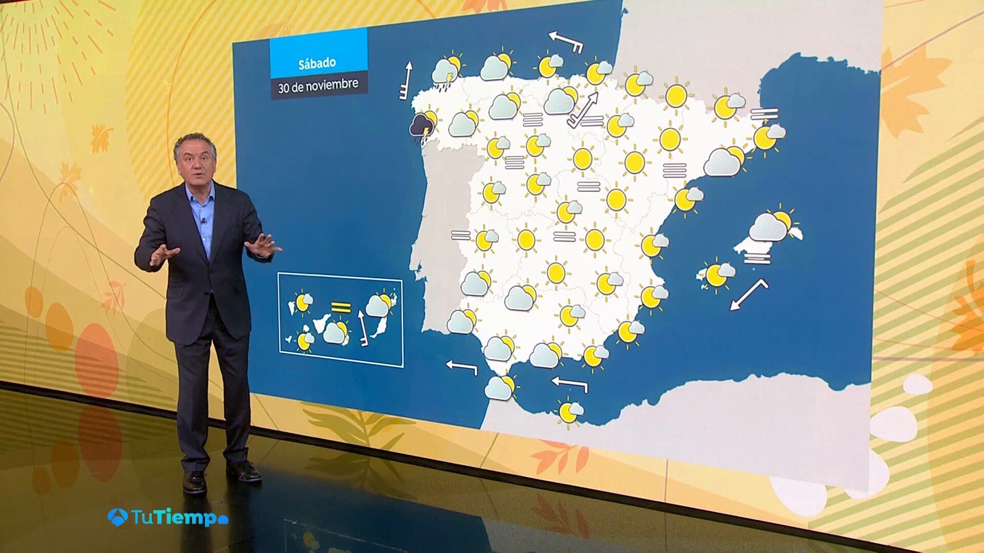 Noviembre 2024 (29-11-24) Mañana temperaturas más altas, lluvia en Galicia y numerosas nieblas