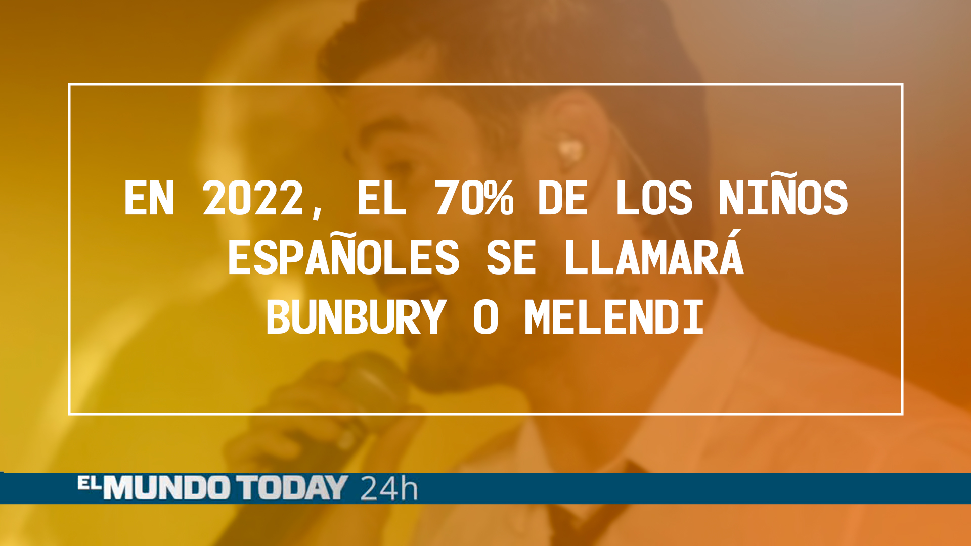 Temporada 1 Noticias 'El Mundo Today': En 2022 los niños españoles se llamaran Bunbury o Melendi