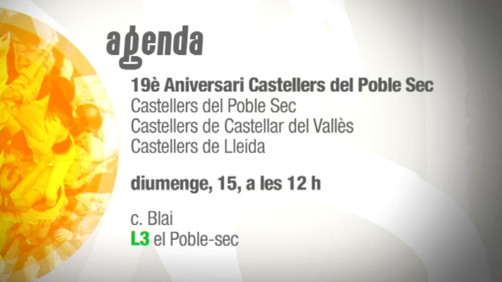 12 de Juliol de 2018 On veure castells aquest cap de setmana? (14 i 15 de juliol)