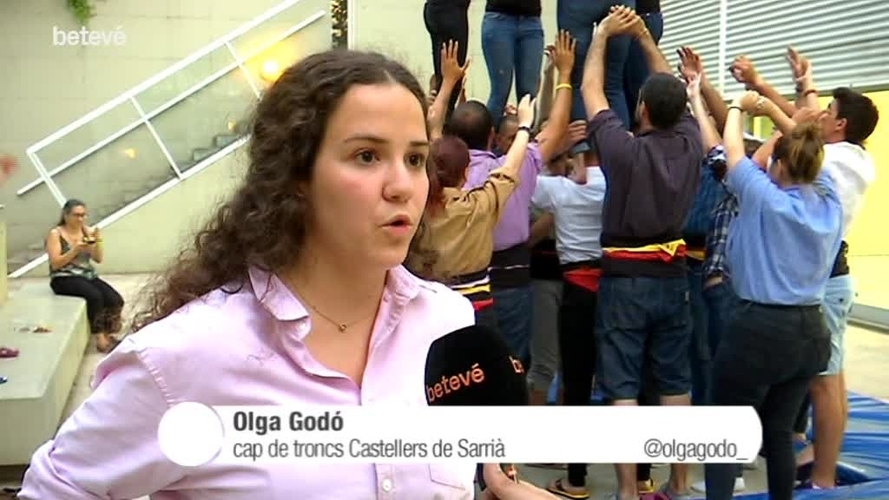 18 de Juny de 2018 Els Castellers de Sarrià es guanyen la camisa