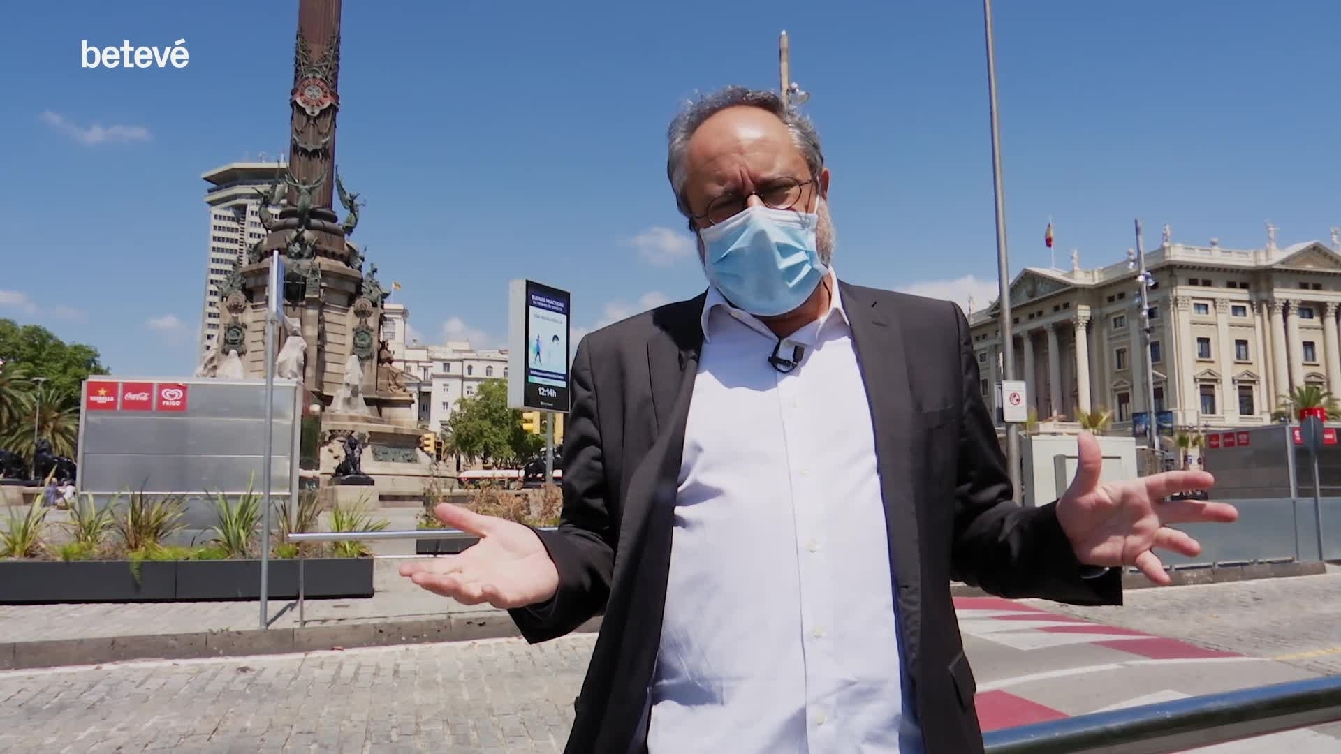 16 de Juliol de 2020 Baños descobreix el monument a Colom