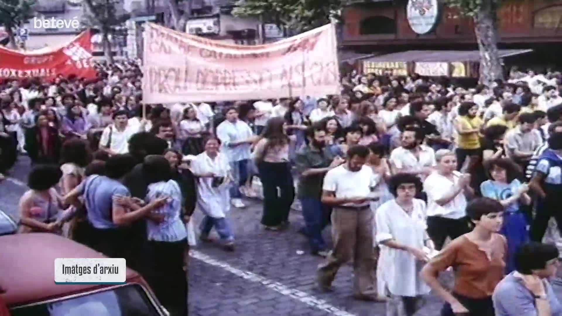 18 de Novembre de 2019 La primera manifestació LGTBI de Barcelona