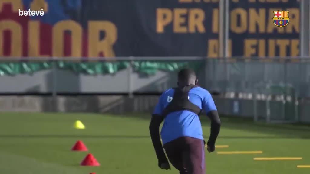 18 de Maig de 2020 Dembélé es prepara per jugar la Champions a l’agost