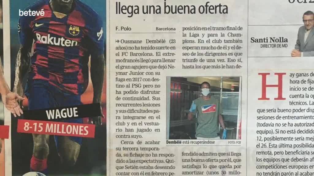 27 de Maig de 2020 Revista de la premsa esportiva, dimecres 27 de maig