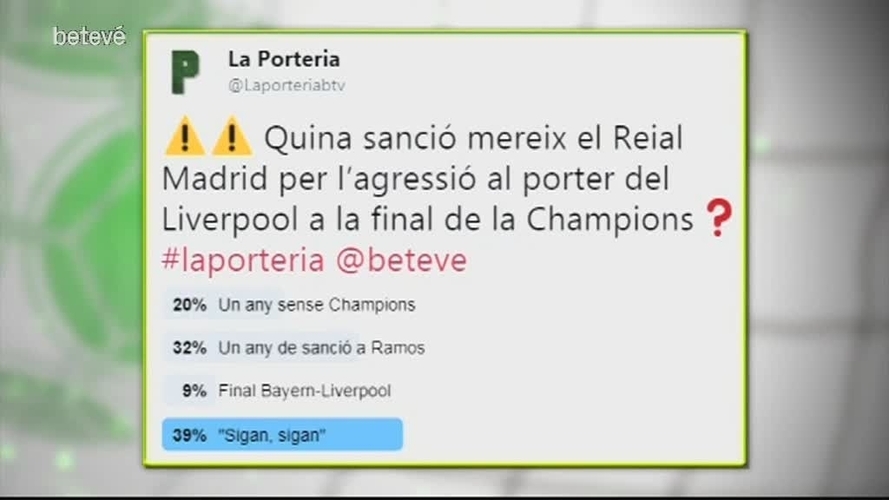 6 de Juny de 2018 La porteria