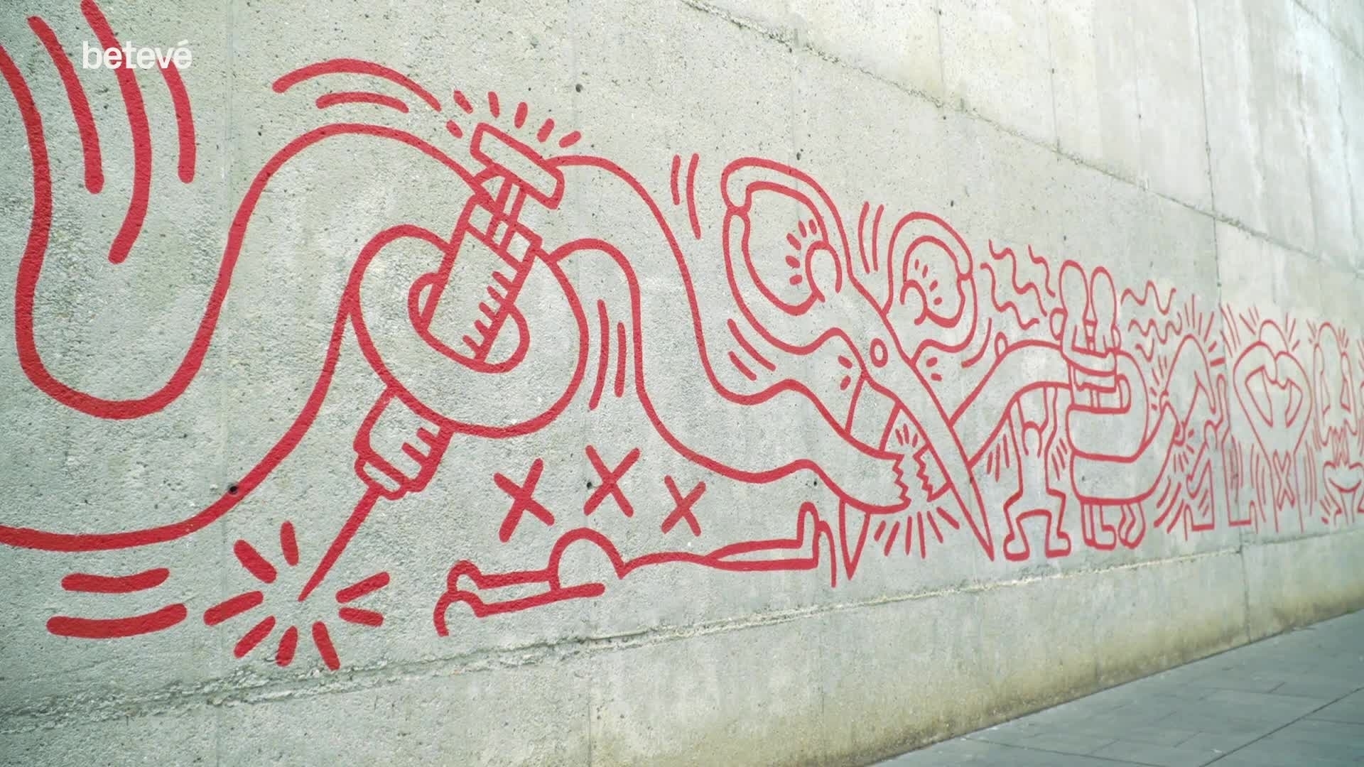 10 de Gener de 2019 El grafit contra la sida de Keith Haring