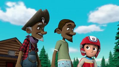 La patrulla salva al Tío Otis de su cabaña