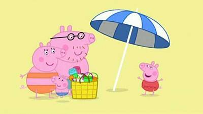 A la playa con Peppa Pig