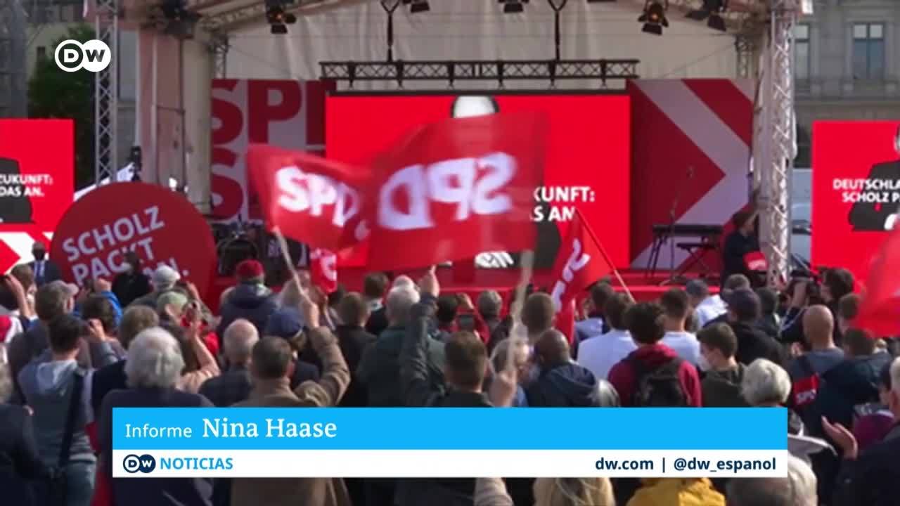 Alemania: encuestas revelan tendencia favorable al candidato socialdemócrata