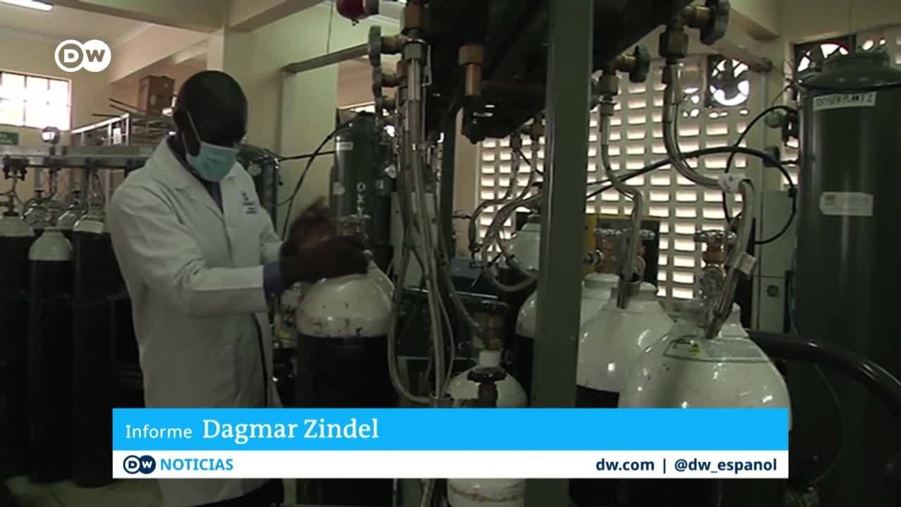 Aumenta la demanda de oxígeno en los hospitales de África.