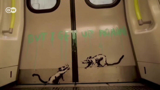 Bansky plasma su arte en el metro de Londres