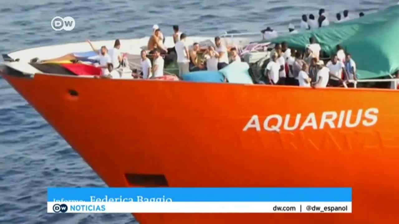 España recibirá al buque Aquarius