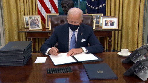 Joe Biden comienza con una agenda completa