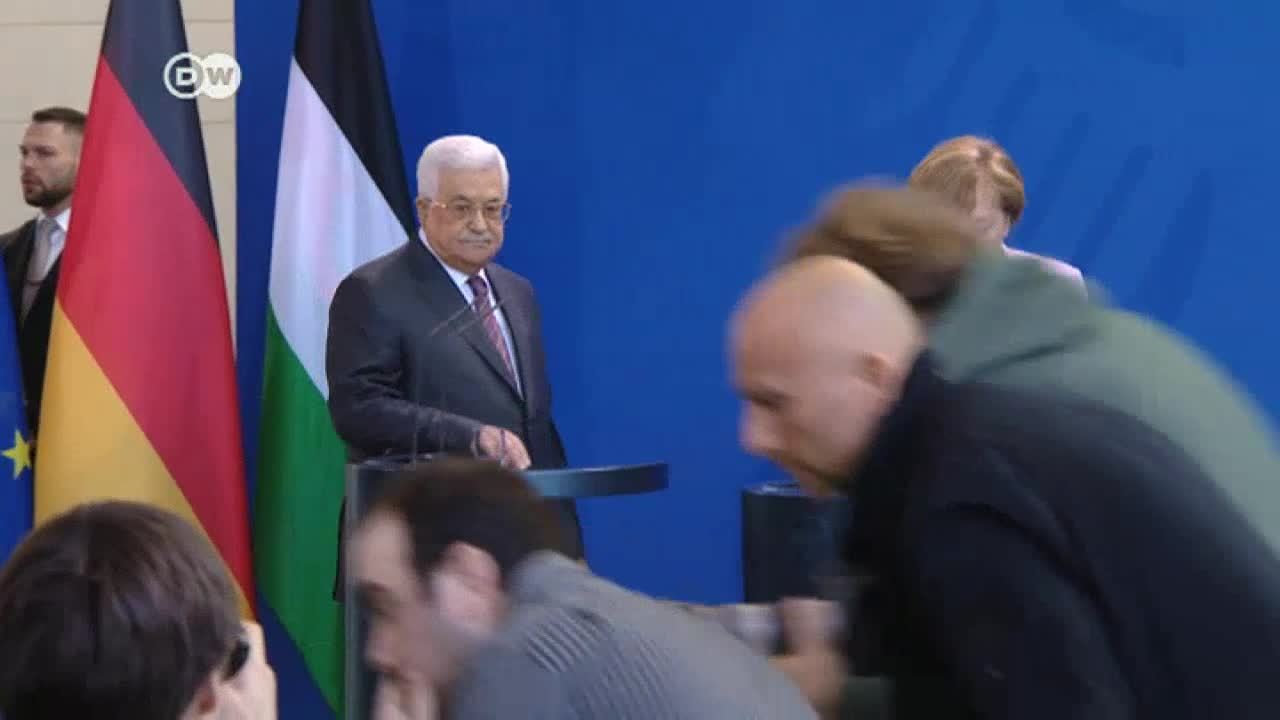Merkel respalda al presidente palestino Abbas # 24.03.2017 # Abbas # DW noticias