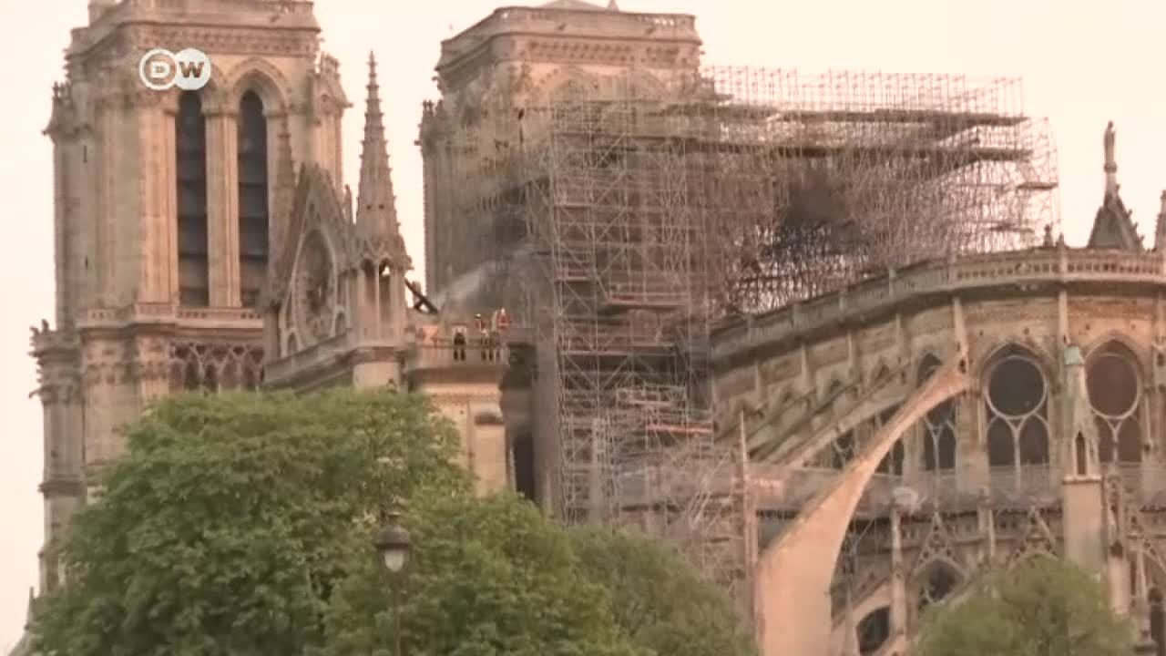 Notre-Dame en llamas