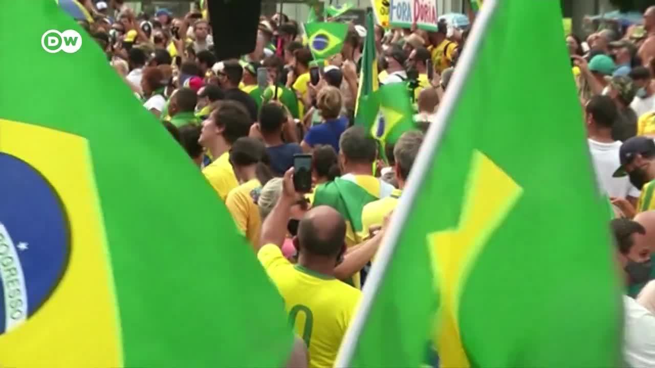 Protesta en Sao Paulo