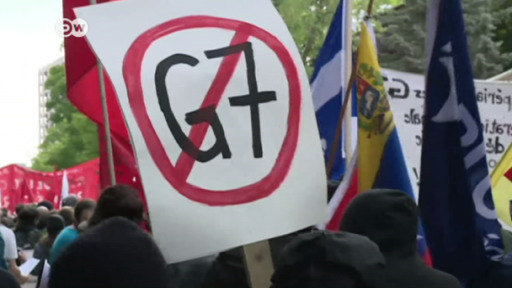 Protestas contra la cumbre del G7