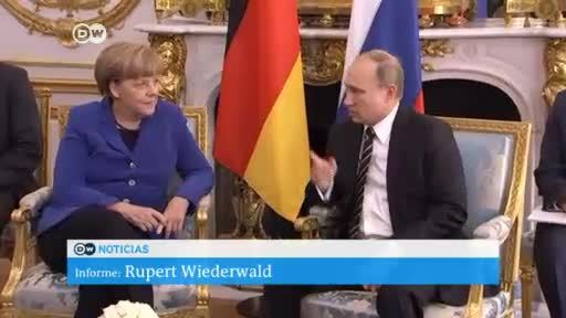 Reunión de Merkel y Putin en Berlín