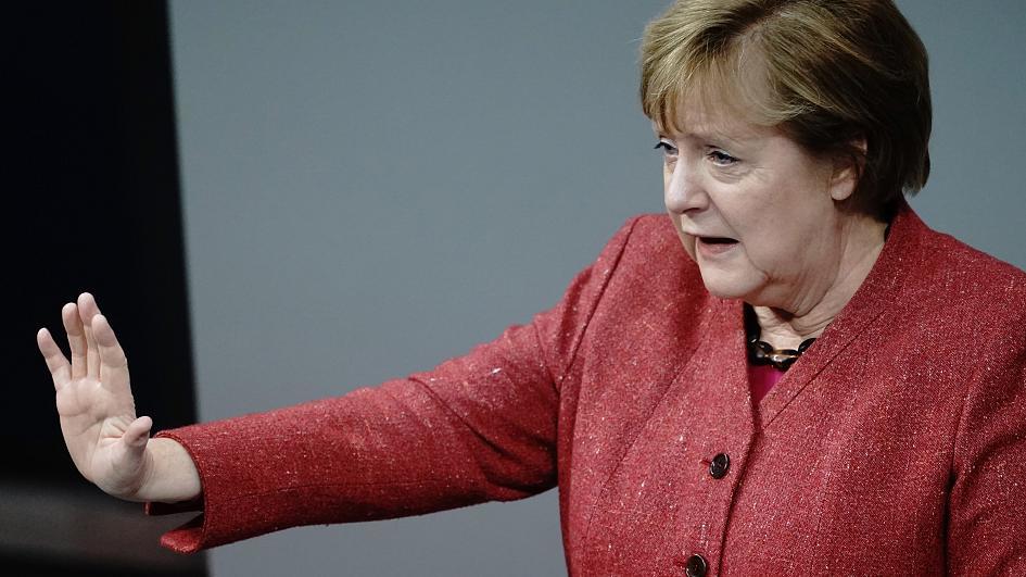 La canciller alemana Angela Merkel el 9 de diciembe en Berlín