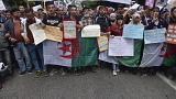 Manifestación en Argel para la liberación de los presos de conciencia y el fin del regimen
