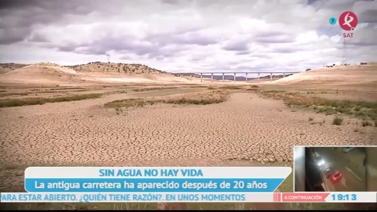 El embalse de La Serena en alerta por sequía