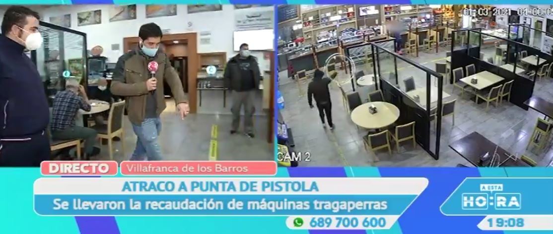 Hablamos con las víctimas del robo a punta de pistola en una estación de servicio en Villafranca de los Barros