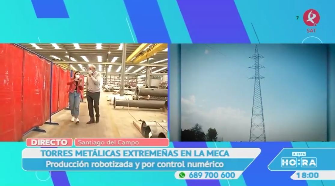 Las torres de alta tensión fabricadas en Santiago del Campo están en todo el mundo