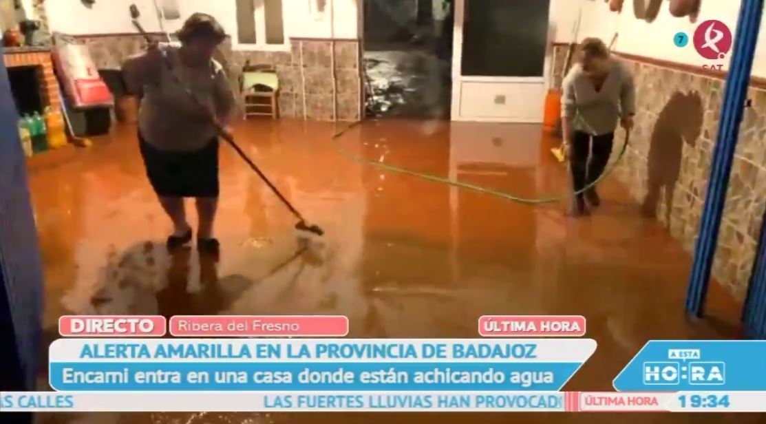 Los destrozos que el agua ha dejado en Ribera del Fresno