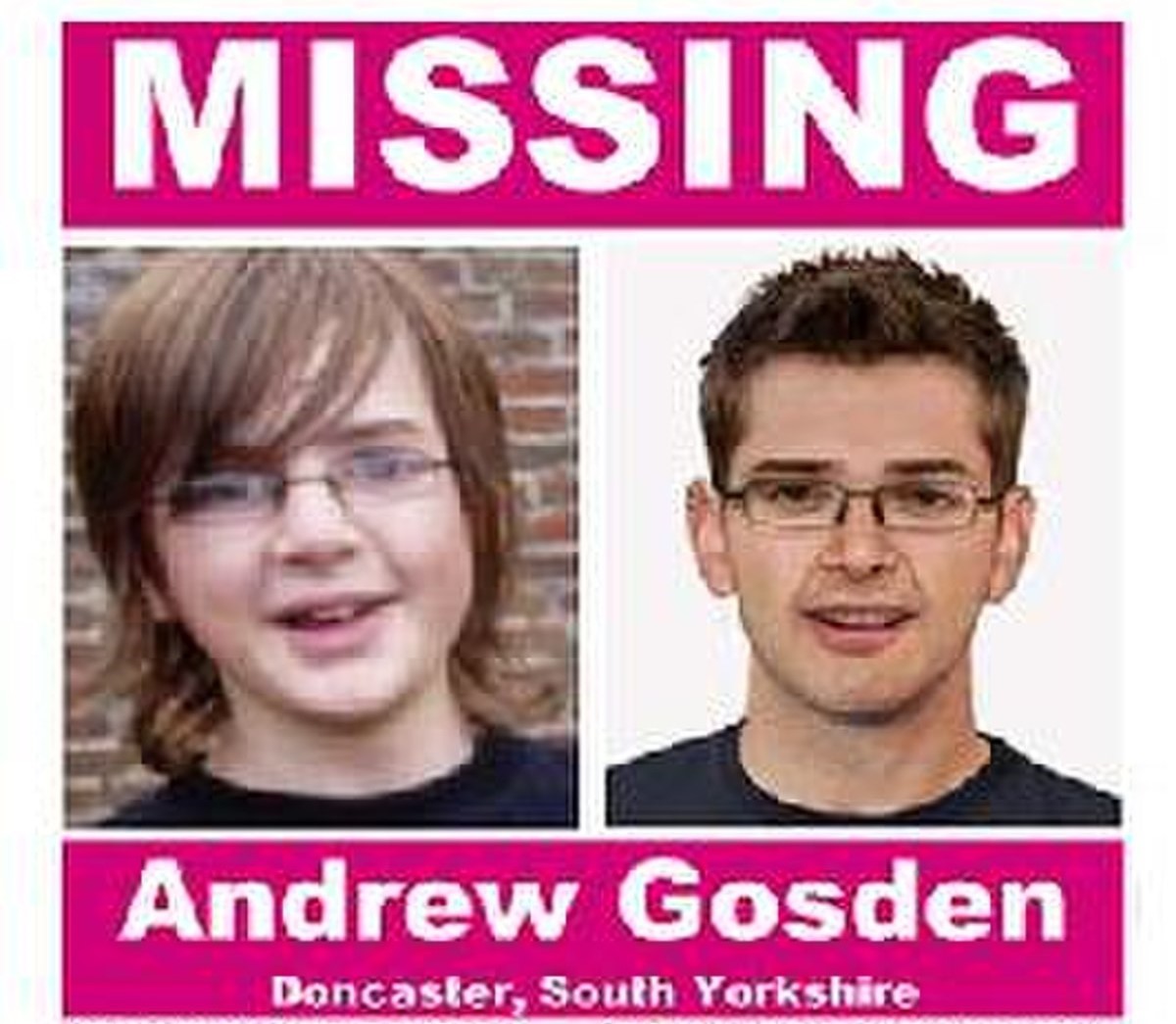 La desaparición de Andrew Gosden