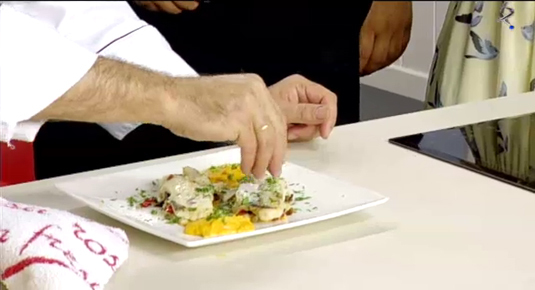 Lomo de pescadilla al horno con crema de zanahorias (27/09/13)