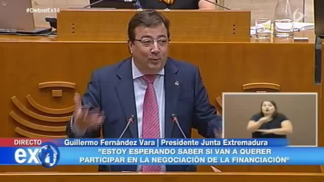 Especial EXN II sesión Debate del Estado de la Región: Intervención de Guillermo Fernández Vara (15/07/16)