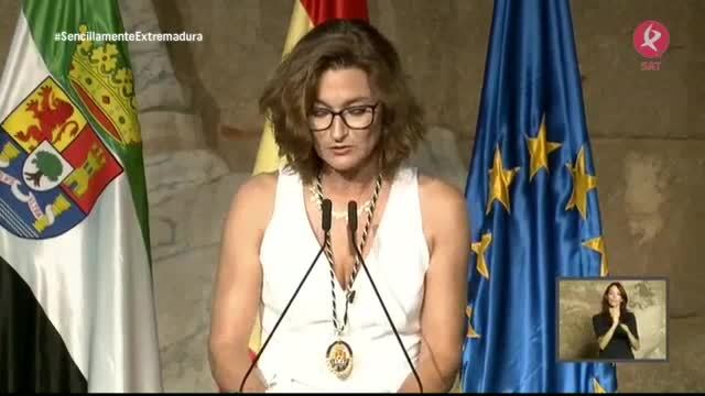 Discurso de Ada Salas, Medalla de Extremadura 2019