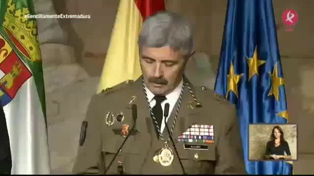 Discurso de Miguel Alcañiz (UME), Medalla de Extremadura 2019
