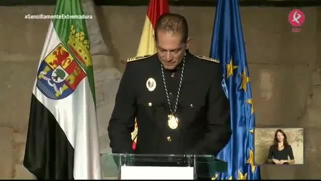 Discurso de Rubén Muñoz (Policías Locales), Medalla de Extremadura 2019