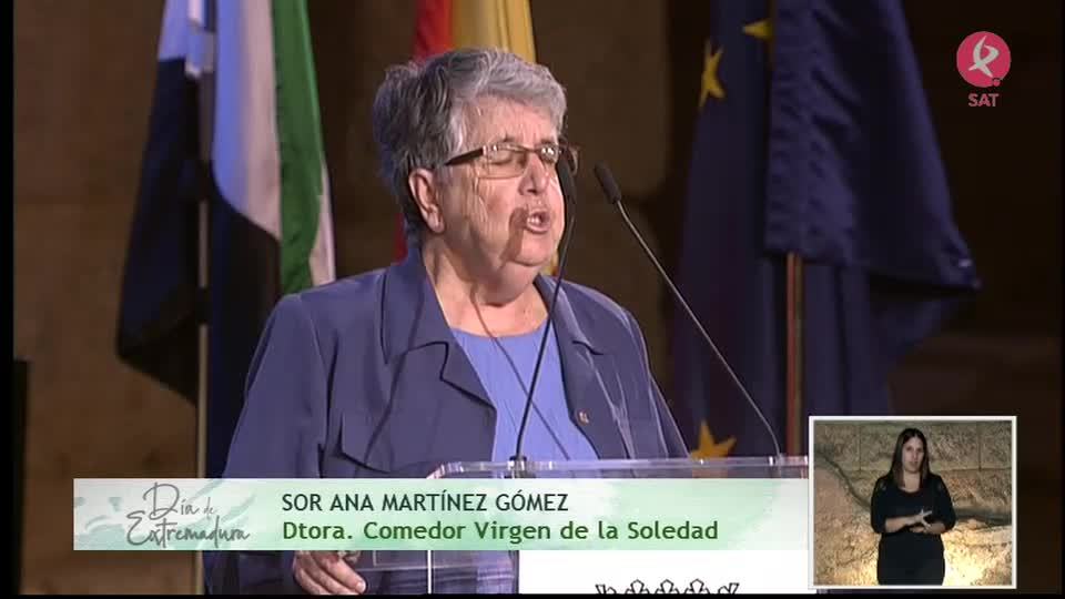 Discurso de Sor Martínez Gómez