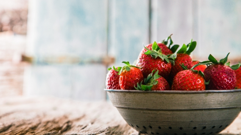 ¿Qué tienen que ver las fresas con la calidad del aire?