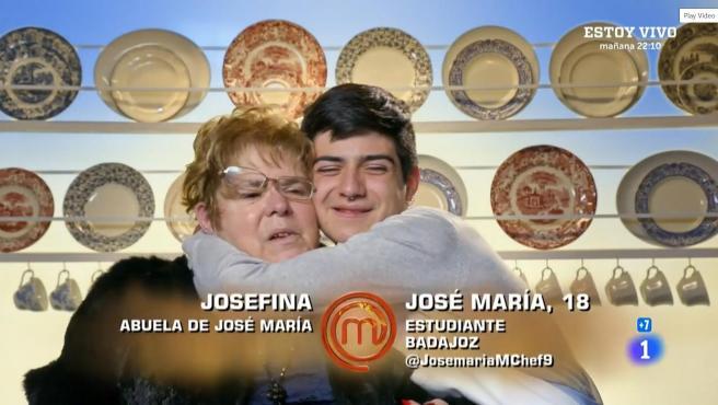 José María Montero, concursante pacense de Masterchef: 