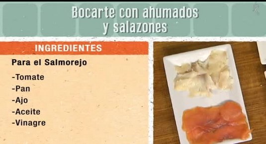 Bocarte con ahumados y salazones (12/01/16)