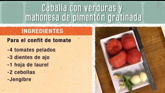 Caballa con verduras (01/02/16)