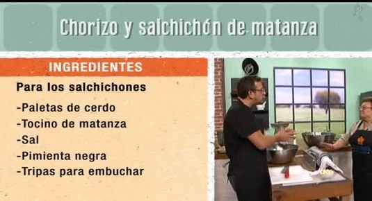 Chorizo y salchichón de matanza (14/12/15)