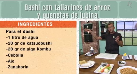 Dashi con tallarines de arroz (28/09/15)