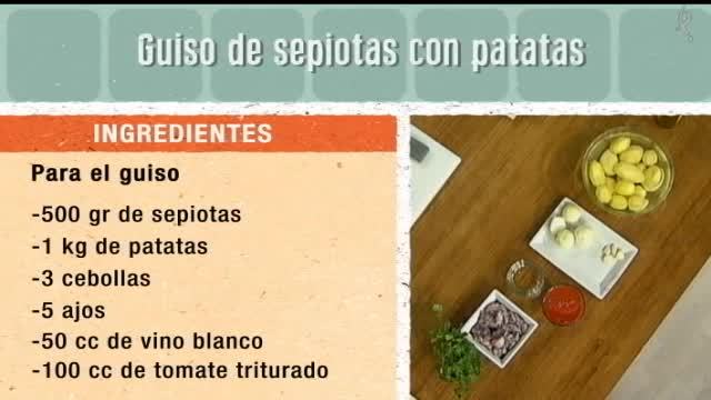 Guiso de sepiotas con patatas  (05/04/16)