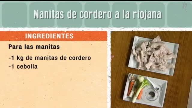 Manitas de cordero a la riojana (25/04/16)