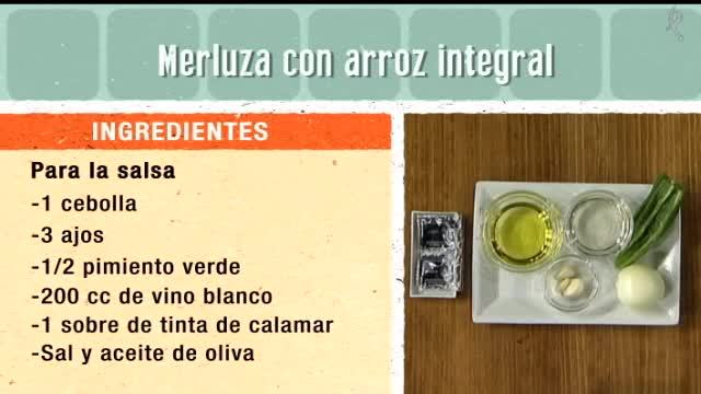 Merluza con arroz integral (10/06/16)