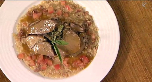 pierna de cordero asada con risotto de jamón (10/06/15)